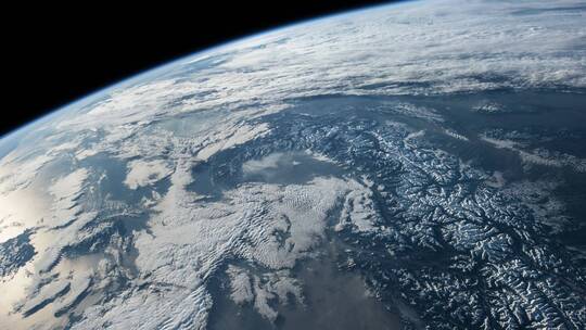 地球的太空拍摄视频素材模板下载
