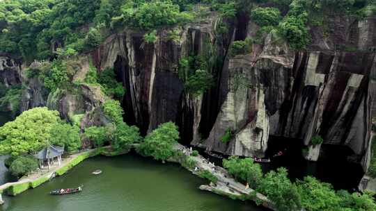 绍兴东湖景区航拍