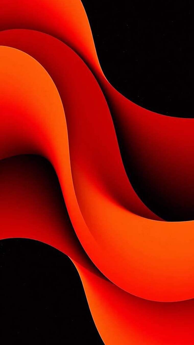 红色抽象波浪背景素材