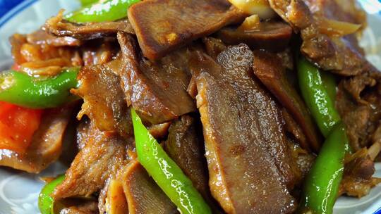 中式菜肴美食猪舌头
