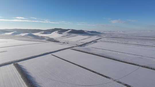 航拍白雪覆盖的黑土地241114 (1)