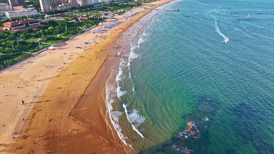 青岛海水浴场青岛金沙滩