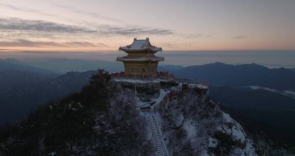 航拍河南洛阳老君山风景区宣传片