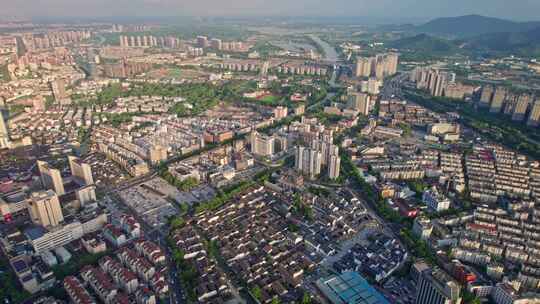 湖州城市大景视频素材模板下载