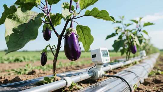 农田茄子种植与灌溉设备