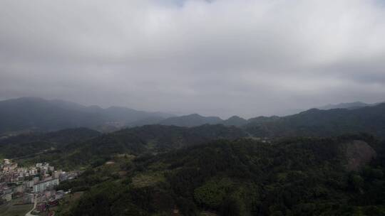 大山夕阳朝阳日出日落云彩延时