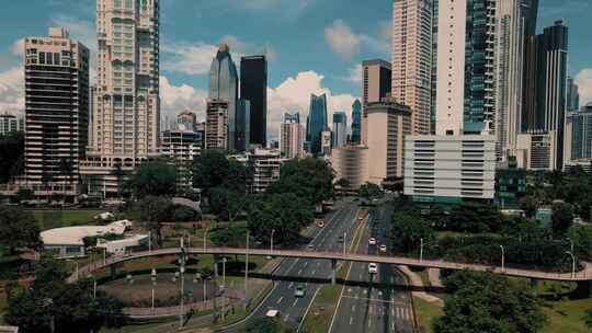 巴拿马城，无人机，风景， Cinta C