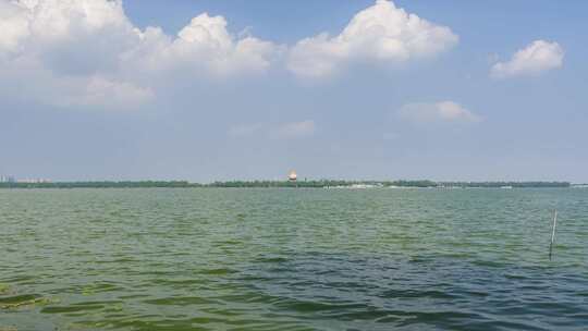 武汉东湖风景区夏季自然风光