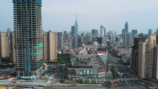 上海城市地标摩天轮
