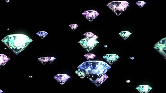 钻石粒子旋转上升循环