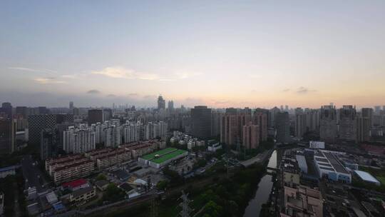 上海日出延时空镜