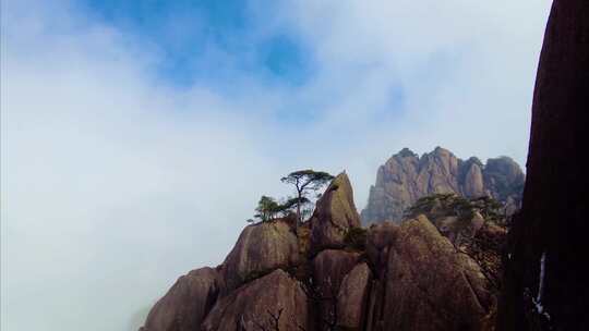 黄山风景区云海延时美景唯美风景视频素材