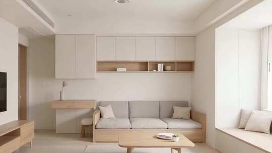 简约风格客厅家居场景