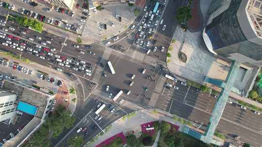 山东烟台城市风光航拍