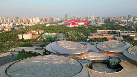 南京奥体中心与江苏大剧院城市环境