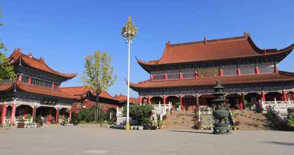 美丽的皇家寺院 苏州皇罗禅寺