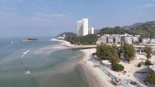 航拍 广东惠州巽寮湾
