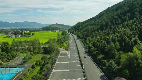 航拍乡村风景