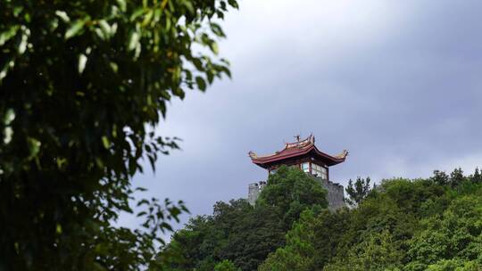 泉州仙公山地藏王菩萨殿地藏殿山顶阁楼风景