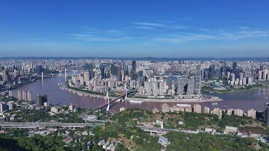 重庆城市地标建筑航拍