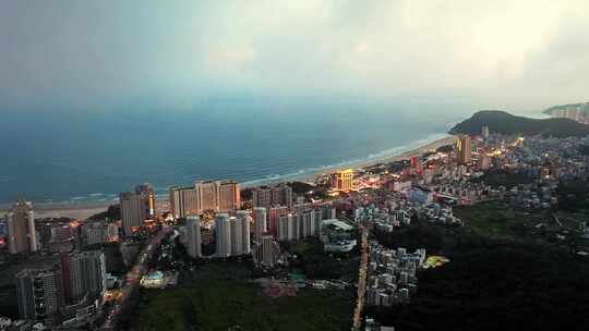 广东阳江海陵岛旅游风光航拍