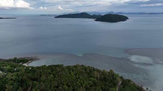 泰国苏梅岛拉迈海滩海湾热带岛屿自然风光