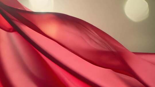 4k红绸 红绸飘动 飘带