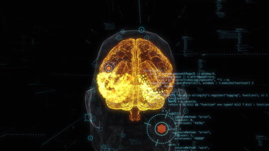 3D三维人体身体器官机能透视动画展示-大脑