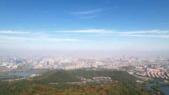 杭州滨江城市风景航拍