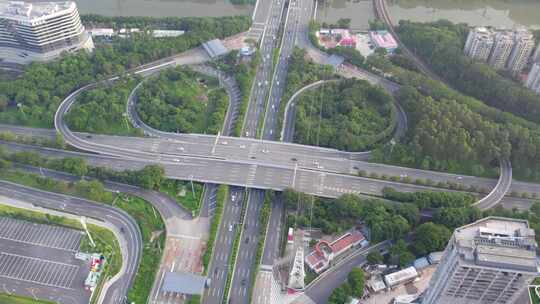 2023广州海珠华南快速干线高架桥