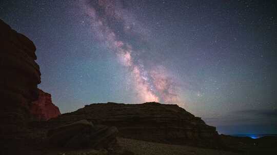 新疆大海道星空延时