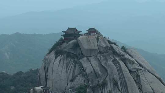 航拍驻马店泌阳铜山风景区