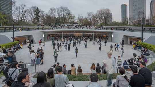 上海静安寺苹果旗舰店延时合集