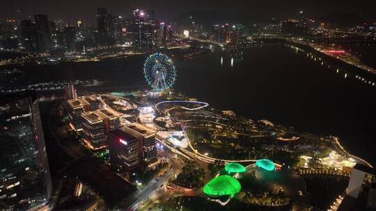 深圳欢乐港湾摩天轮夜景