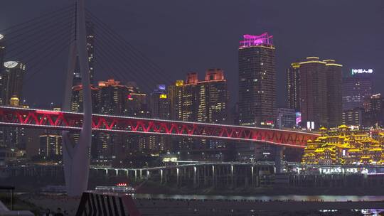 千厮门大桥视频素材模板下载