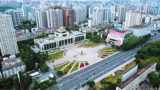 广西南宁民族广场视频素材模板下载