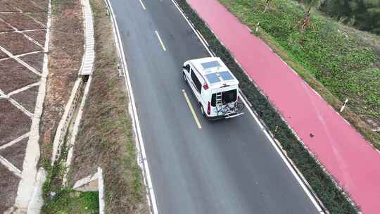 海南环岛公路航拍视频素材模板下载