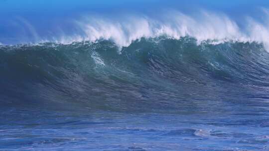 海浪冲击大海巨浪海浪慢镜头视频素材模板下载