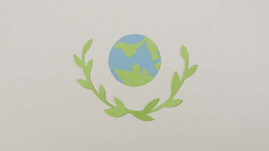 爱护环境 地球生态 绿色地球视频素材模板下载