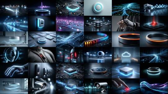 智能传感器赋能未来智慧(前105S为快速预览)高清在线视频素材下载