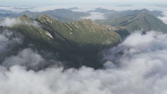 森林湖泊云海山川山脉云雾缭绕 青山绿水