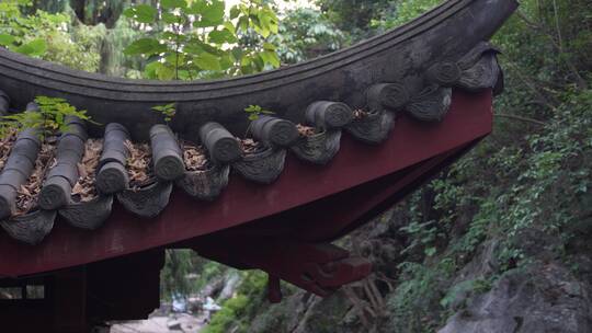 杭州吴山景区白鹿亭景点