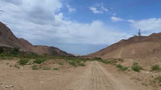 张掖高台正义峡沙土便道行车记录