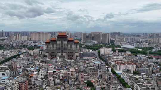 城市居民房屋建筑航拍