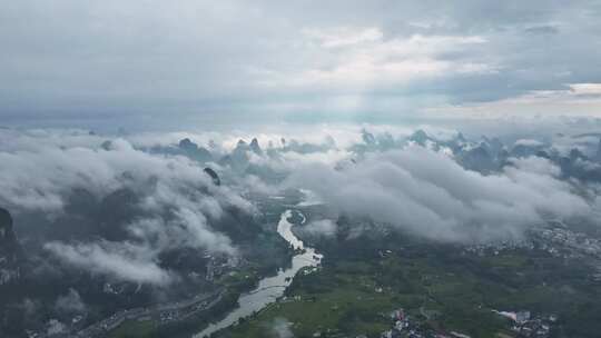 山水山峰山脉意境风景