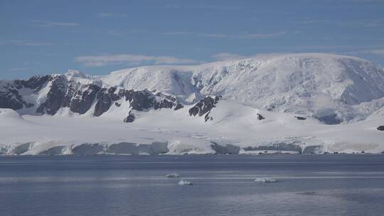 南极冰川视频素材模板下载