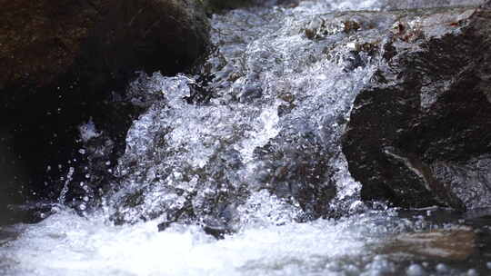 清澈的山间溪水 河流 溪流 溪水