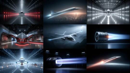 未来科技飞行器展示新质生产力航空工业腾飞高清在线视频素材下载