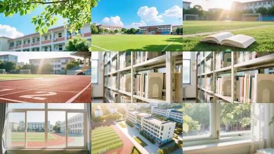 清新自然校园环境毕业季高清在线视频素材下载