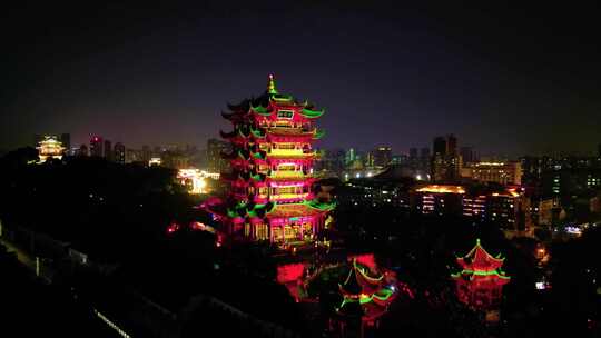 武汉黄鹤楼灯光秀